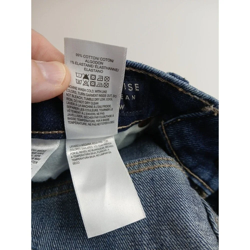 Lucky Brand Drew Mom Jeans High Rise Tapered Denim Blue Women's‎ Size 0/27 Ankle